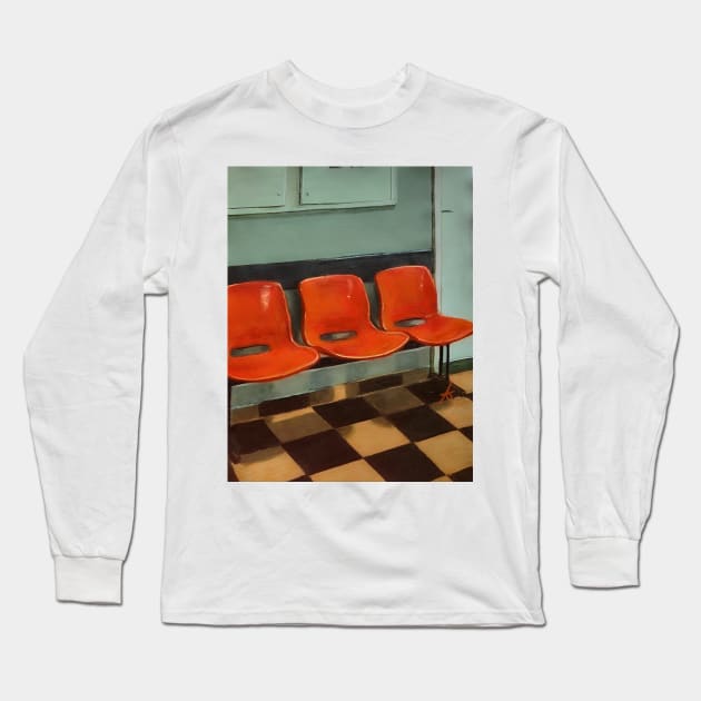 Waiting room Long Sleeve T-Shirt by andjicu